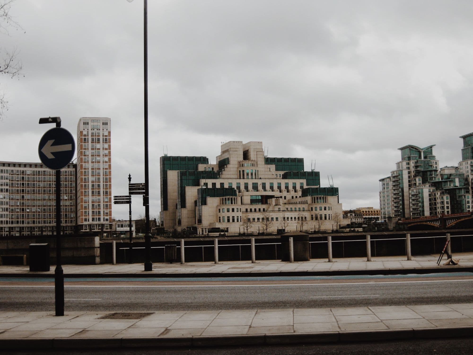 The SIS Building, also called the MI6 Building