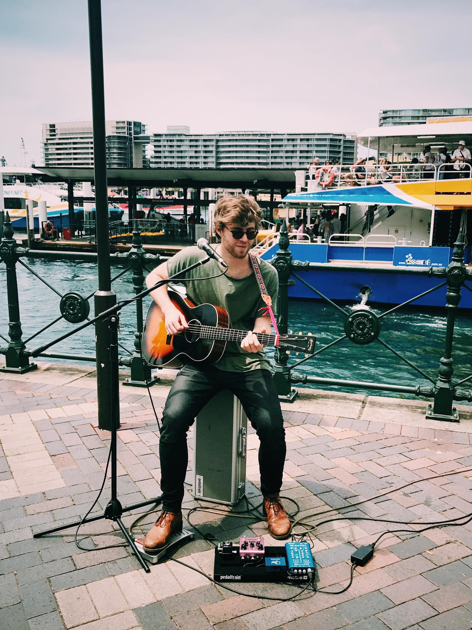 Musician Jack Dawson in Sydney